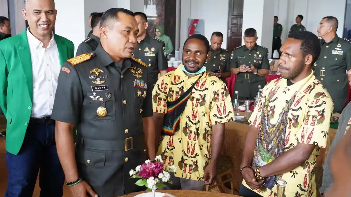 Pangdam IM Terima Mahasiswa Asal Papua yang Kuliah di Unimal Lhokseumawe