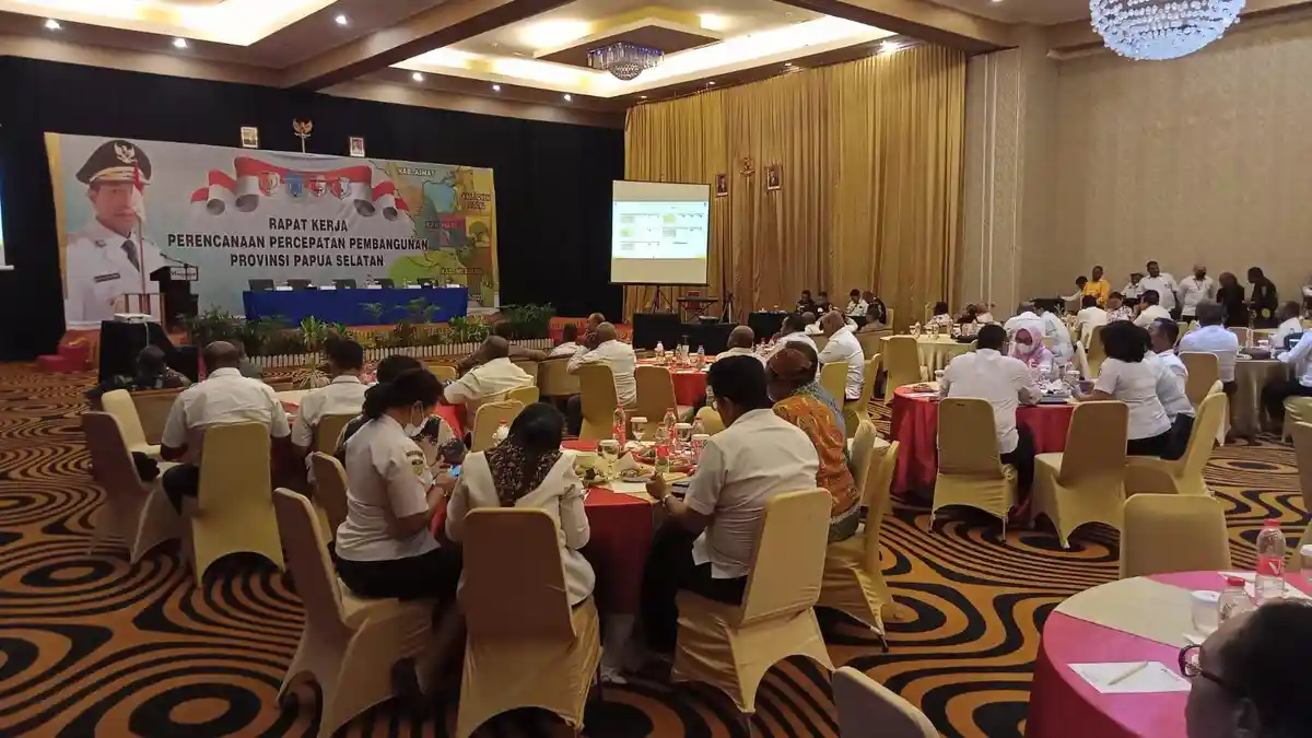 Bapperinda Papua Selatan Gelar Rapat Kerja Perencanaan Percepatan Pembangunan
