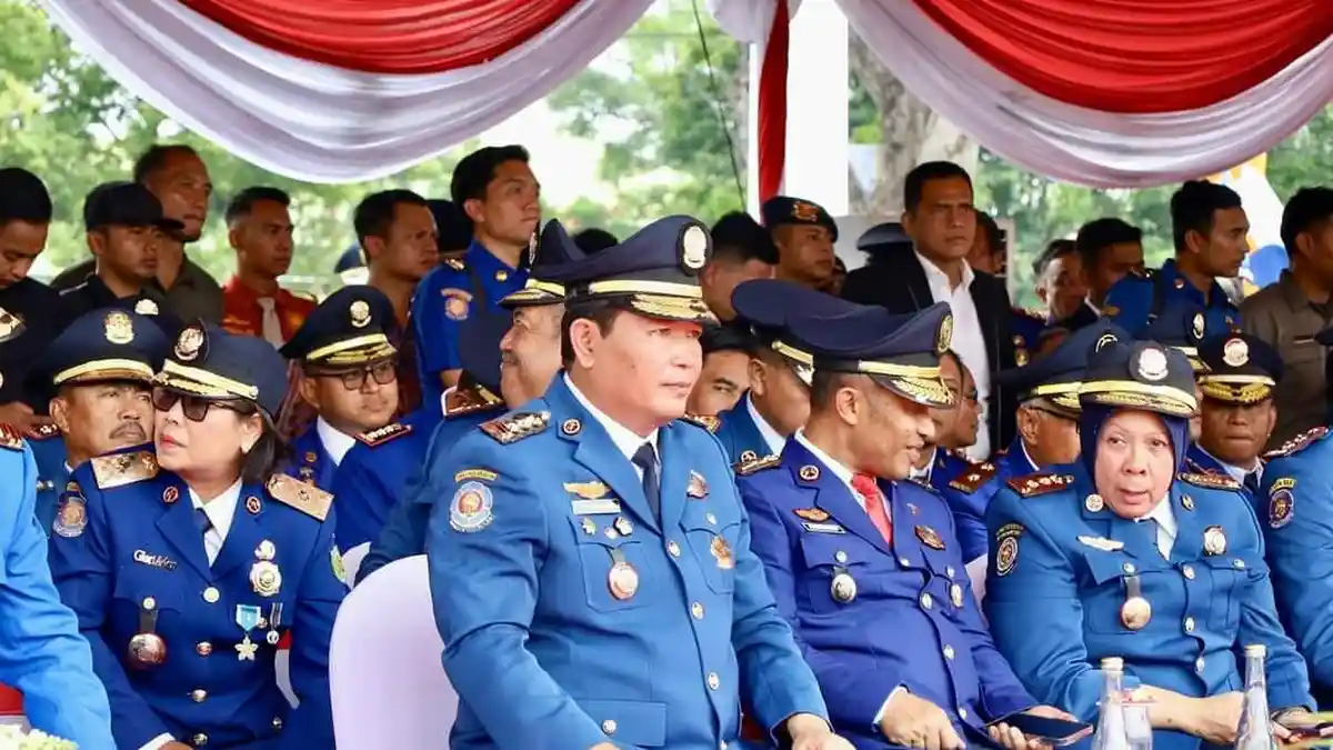 Pj Bupati Minahasa Jemmy Kumendong Hadiri Upacara HUT ke-105 Damkar 2024