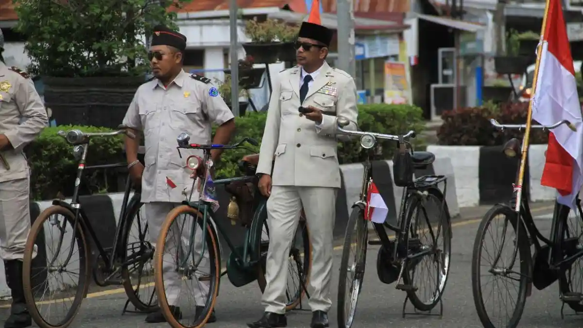 Rangkaian HUT RI, Upacara On The Road Dimeriahkan Komunitas di Bontang