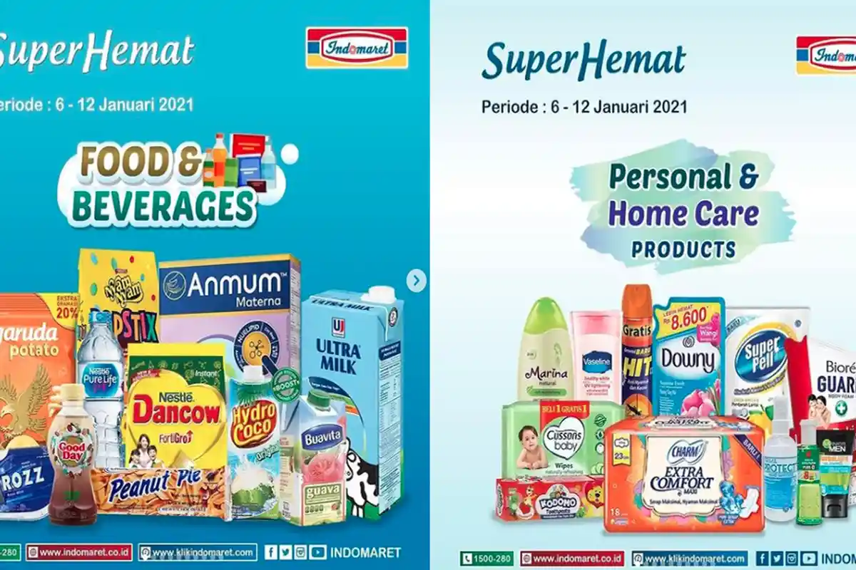 PROMO INDOMARET Hari Ini 7 Januari 2021 Diskon Beras Minyak Goreng hingga Susu Murah, Cek Katalognya