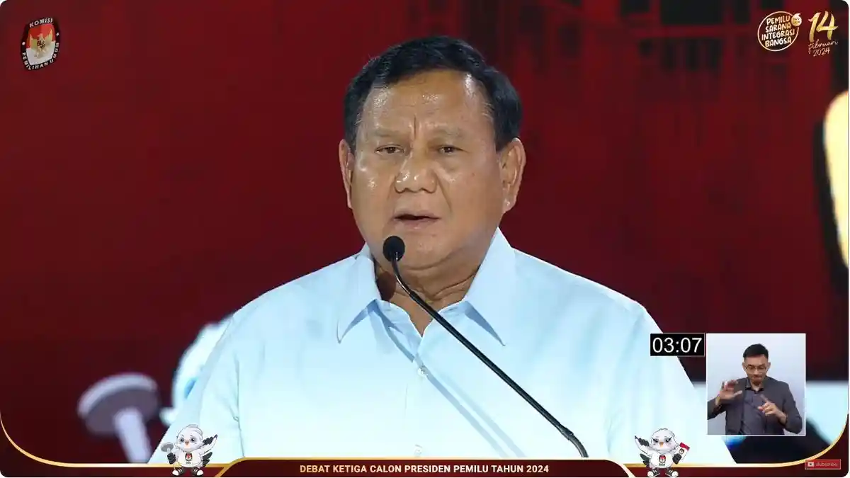 Prabowo 'Serang Balik' Anies: Ada Pihak yang Berbicara Tanpa Data, Mungkin karena Didorong Ambisinya