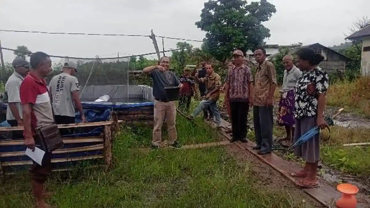Program 3K Bupati Malaka Sukses Dikerjakan Warga Lakekun Barat