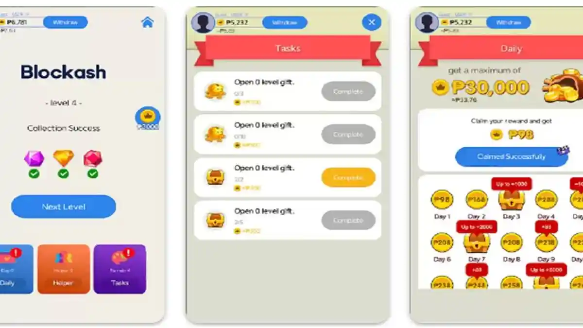 Cara Hasilkan Uang dari Aplikasi Game Blockash, Sehari Membayar Rp 600 Ribu, Tarik Pindahkan Blok