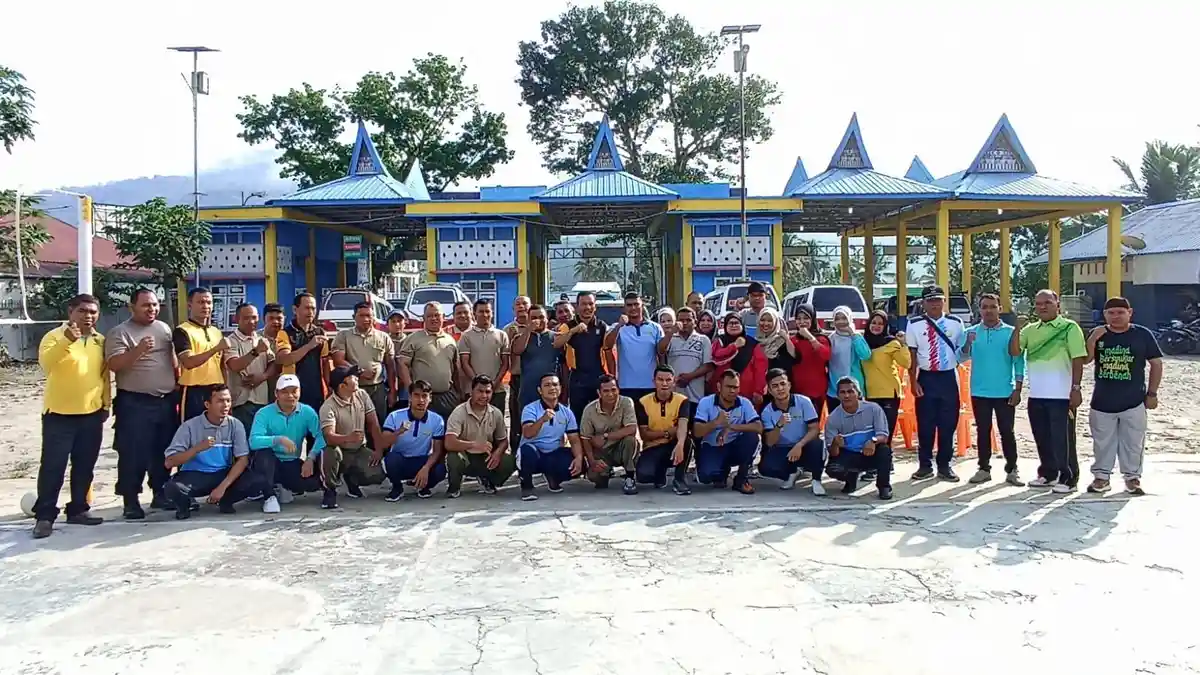 Sinergitas Antar Instansi Pemerintahan, Lapas Kotanopan Ikuti Ibadah Bersama Muspika Kotanopan