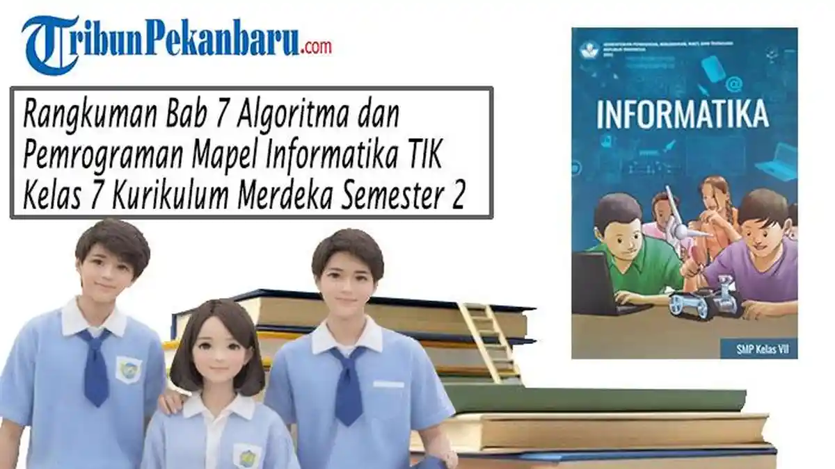 Rangkuman Bab 7 Algoritma dan Pemrograman Mapel Informatika TIK Kelas 7 Kurikulum Merdeka Semester 2