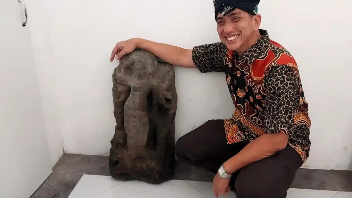 Arca Dewi Durga yang Sempat Dilaporkan Hilang di Kediri Ditemukan 20 Meter dari Lokasi Awal