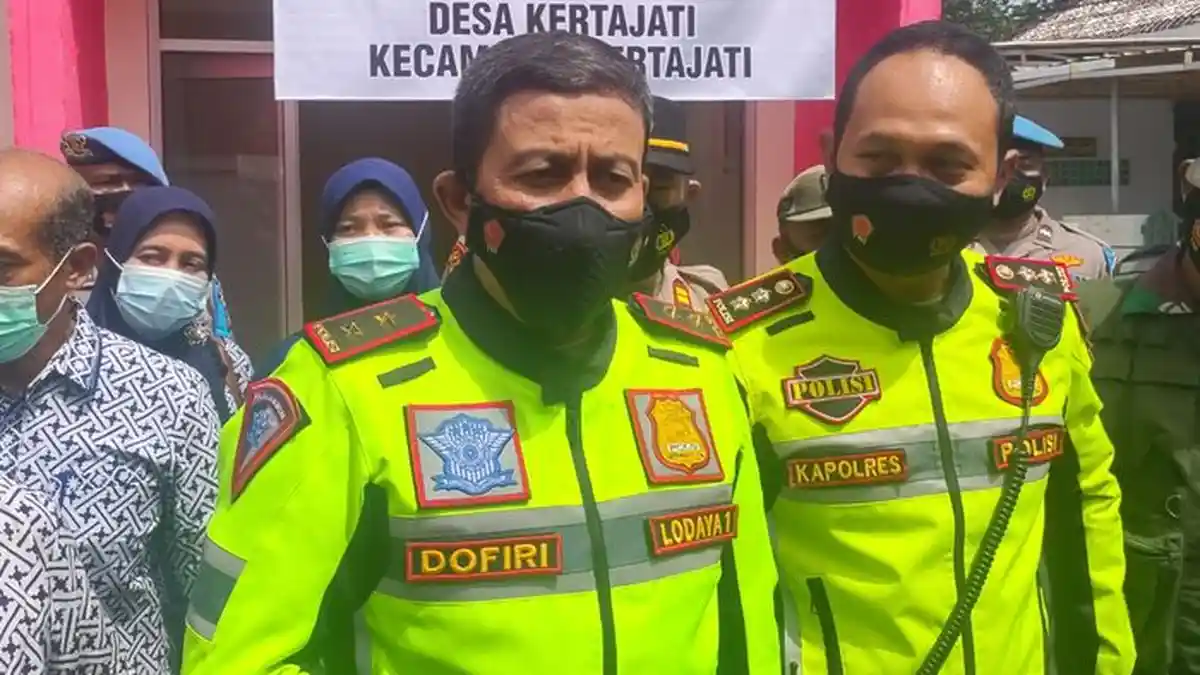 BUNTUT KECELAKAAN MAUT, Kendaraan Besar Dilarang Lewat Jalan Wado-Malangbong, Dipasang Portal