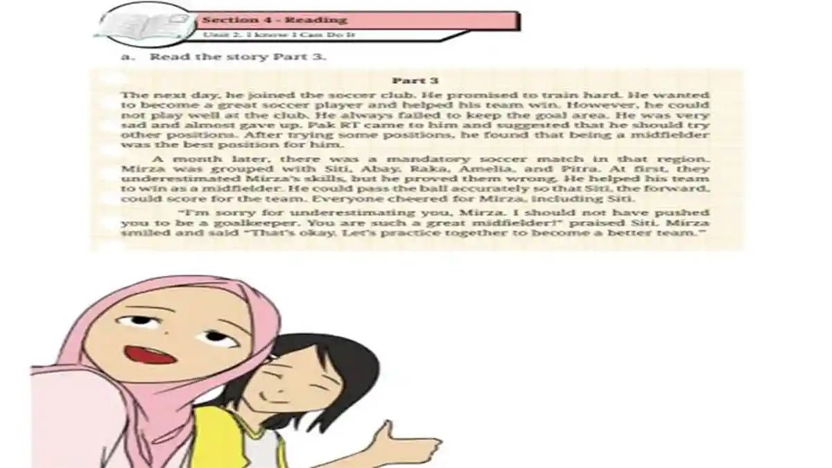 SOAL Bahasa Inggris Kelas 8 SMP Halaman 261 - 264, Chapter 5 Unit 2 I know I Can Do It Section 4