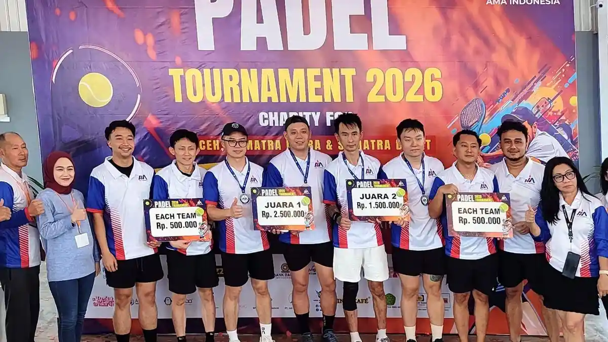 AMA Batam Gelar Padel Tournament 2026 'Charity for Aceh, Sumut dan Sumbar'