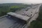 Gerbang Tol Cikampek Utama Pada H-8 Lebaran Lengang