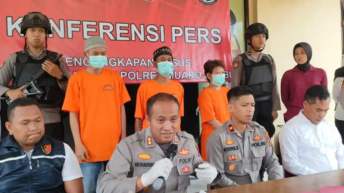 Edarkan Sabu dari Lapas, Tiga Kakak Adik ini dibekuk Polres Muaro Jambi