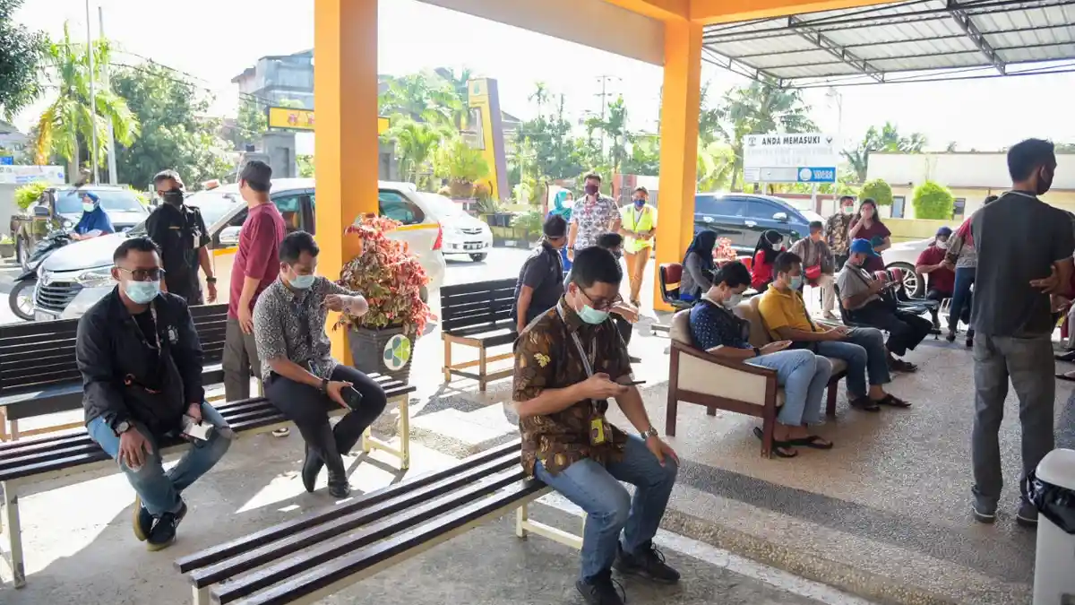 Dukung Program Pemerintah, Ratusan Pekerja Angkasa Pura I Balikpapan Divaksin Covid-19