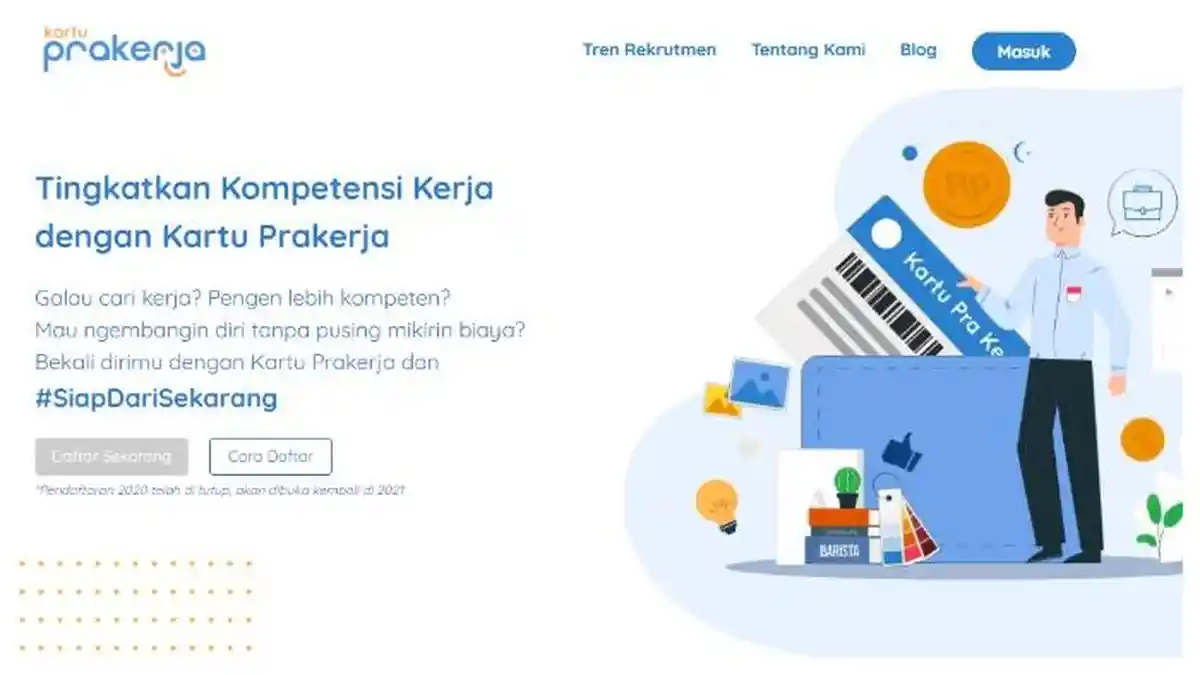 Daftar Kartu Prakerja Gelombang 12, Hanya Akses di www.prakerja.go.id, Cek Syarat dan Cara Daftarnya