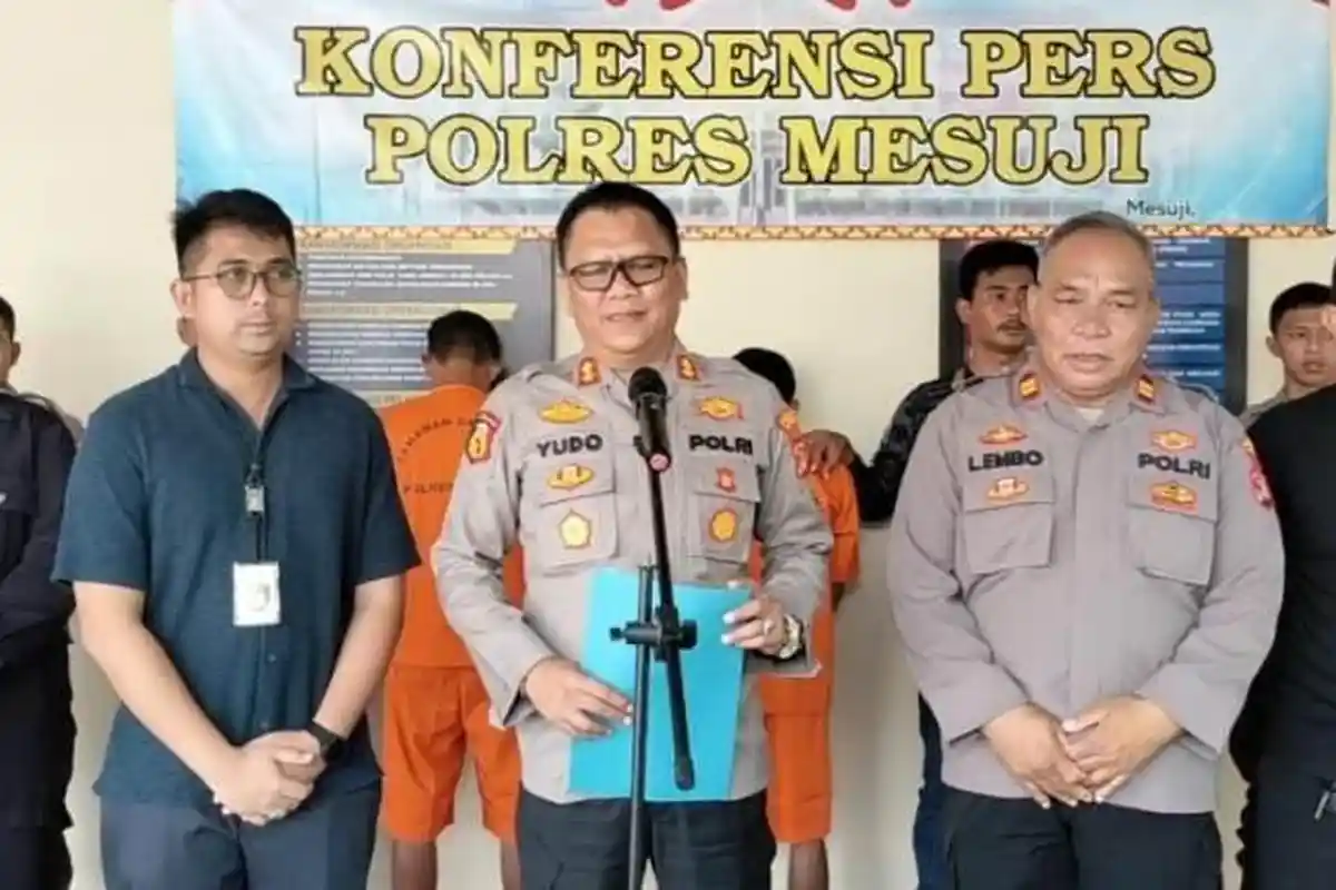 Breaking News, Polres Mesuji Lampung Tangkap Sindikat Pencuri Ternak Lintas Provinsi