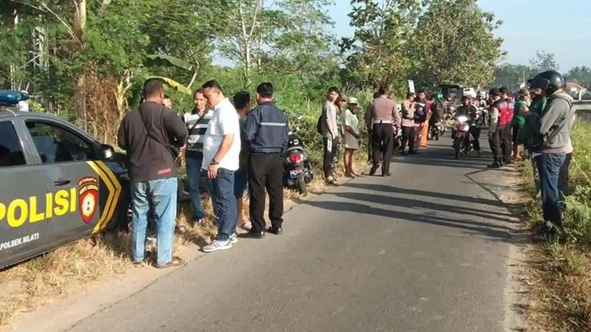Kecelakaan Tunggal di Selokan Mataram Godean Sleman, Seorang Pemotor Meninggal Dunia