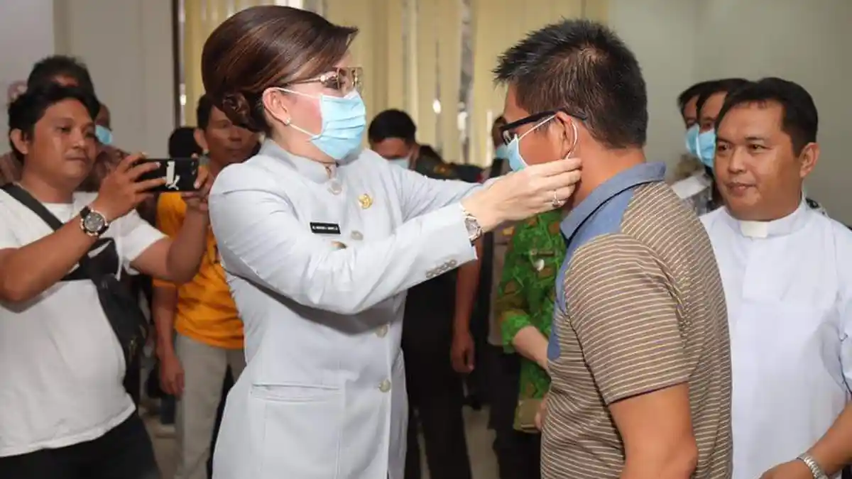 Bupati Cantik Christiany Eugenia Paruntu Keluarkan Surat Edaran Cegah Virus Corona