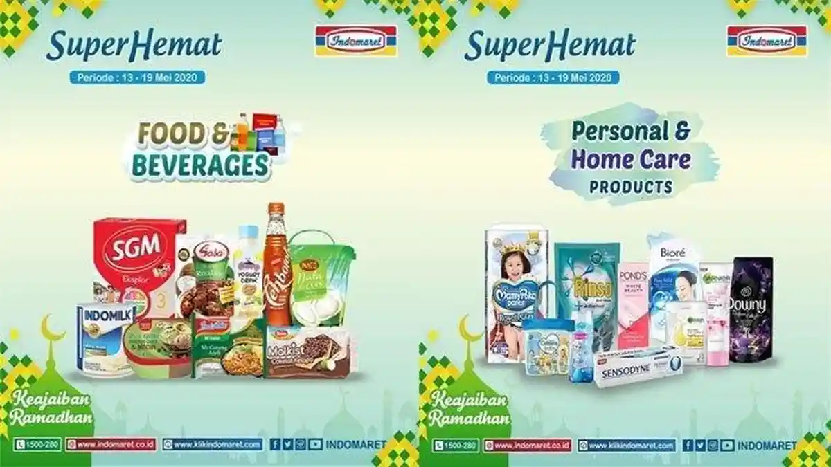 Super Hemat, Promo Indomaret Sampai Tanggal 19 Mei 2020