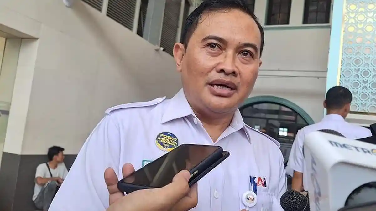 H-7 Lebaran, 25.704 Pemudik Berangkat dari Stasiun Pasar Senen