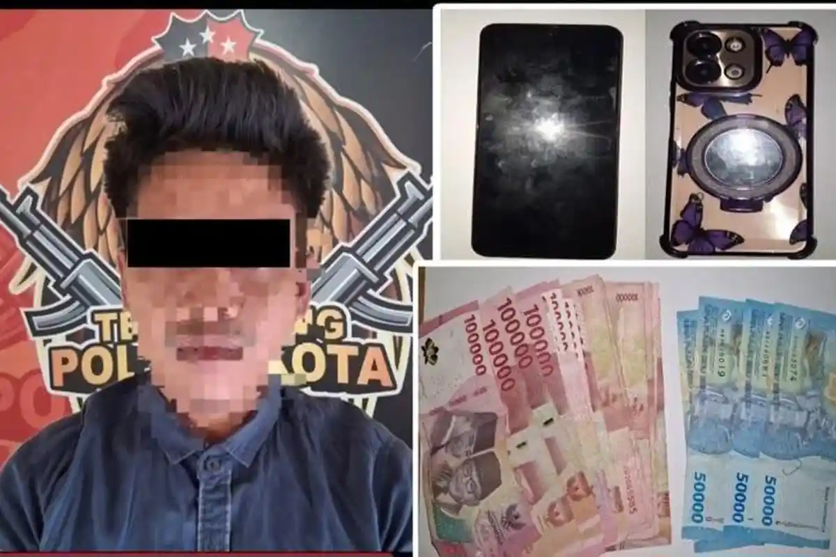 Seorang Suami di Samarinda Ditangkap Usai Curi Uang Istri Sirinya Rp3 Juta