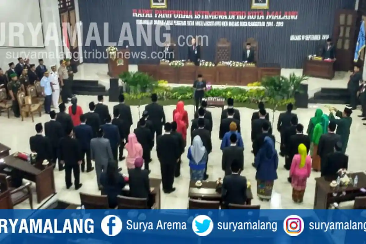 40 Orang Resmi Jadi Jadi Anggota DPRD Kota Malang Hasil PAW, Simak Isi Sumpahnya!