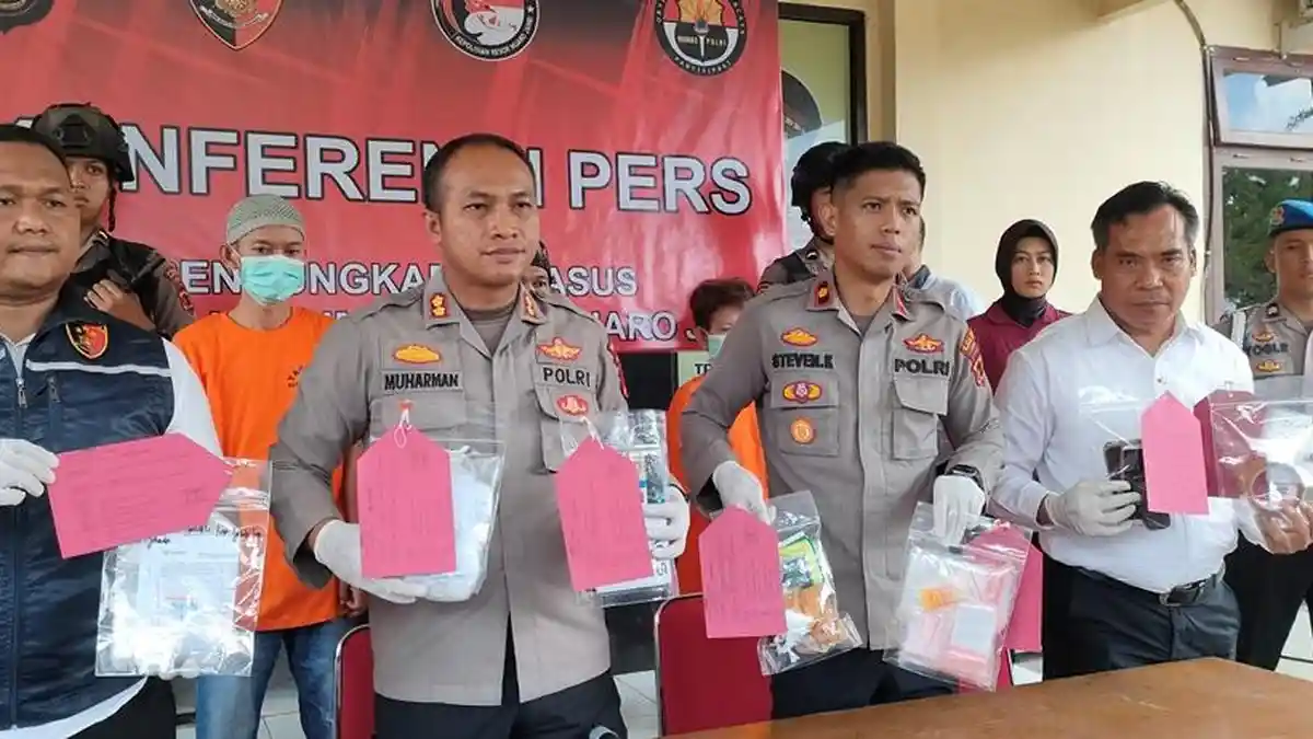 Ungkap Jaringan Narkoba Lapas, Polres Muaro Jambi Berhasil Amankan 644,5 Gram Sabu