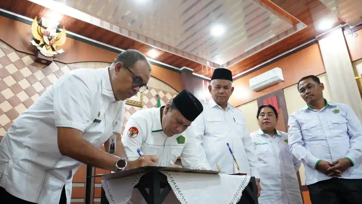 Layanan Kesehatan Masuk Madrasah, Kadis Kesehatan dan Kepala Kantor Kemenag Sumut Teken MoU