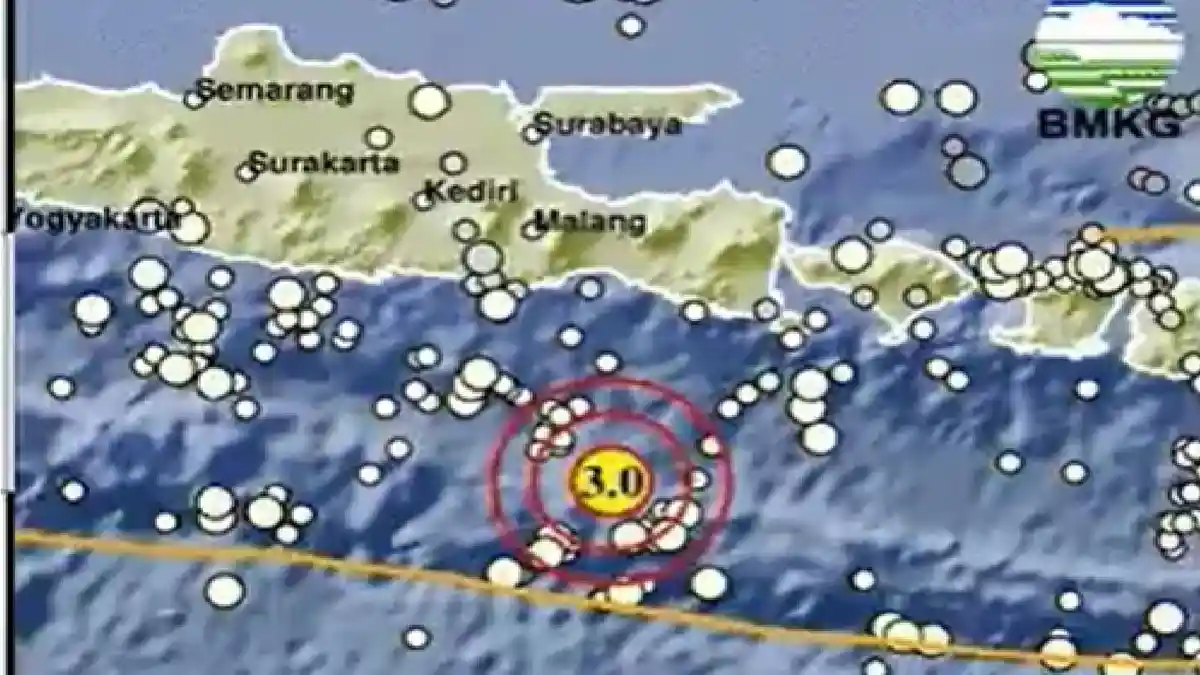 Gempa Bumi Terkini Baru Terjadi di Jawa Timur Jumat 9 Oktober 2026, Pusat Guncangan di Jember