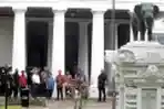 Megawati Soekarnoputri Kunjungi Museum Nasional Pasca Kebakaran