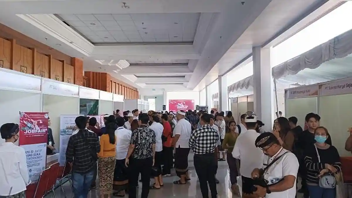 Digelar 3 Hari, 1.732 Orang Mengajukan Lamaran pada Job Fair ke-17 Kota Denpasar