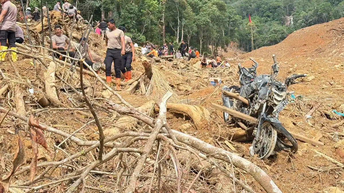 MENEMBUS Desa Bair, Perkampungan di Tapteng yang Rata dengan Tanah, 7 Orang Tewas