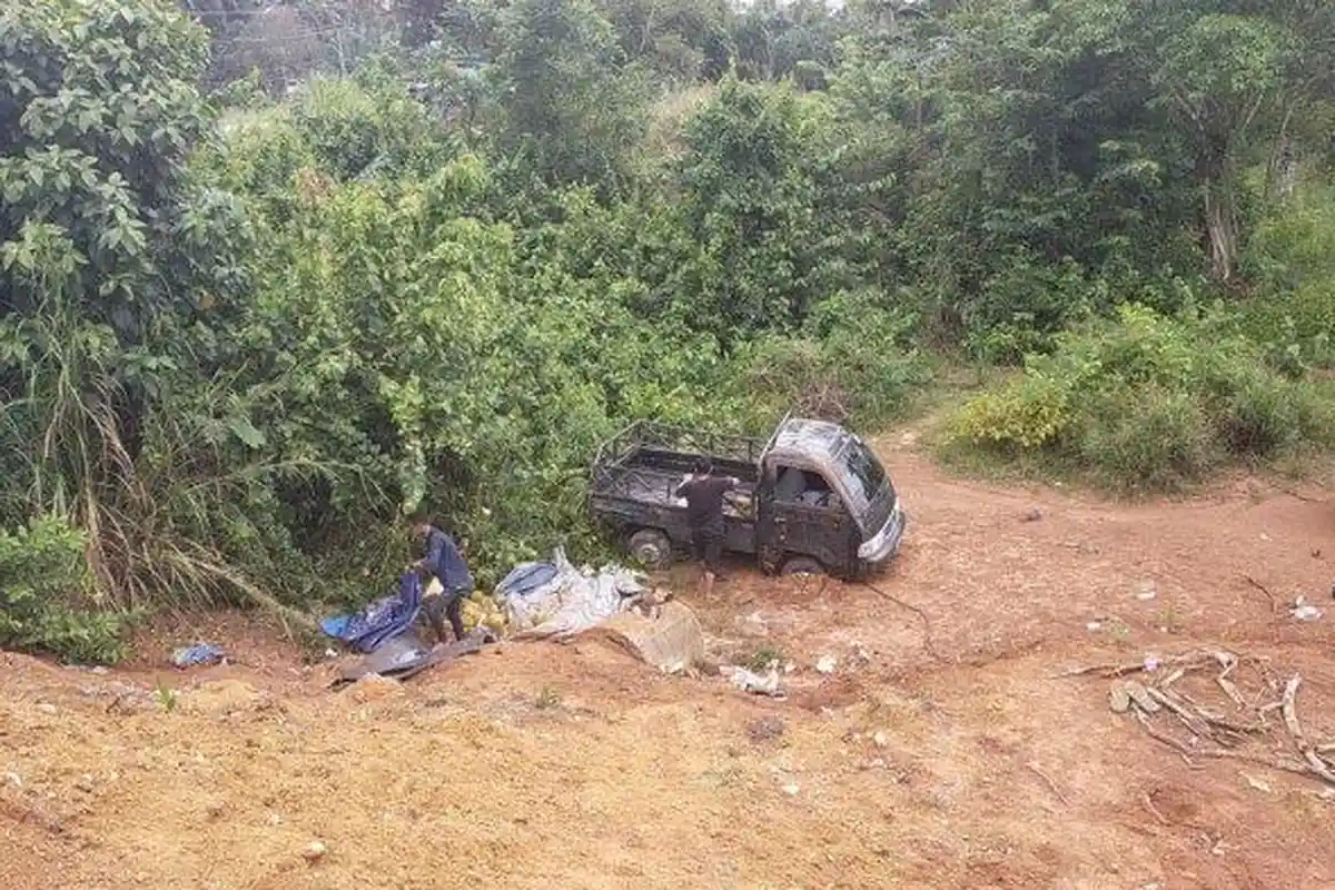 Cerita Mukhlis Sopir Pikap yang Berhasil Selamat Saat Mobil Terjun ke Jurang Sedalam 10 Meter