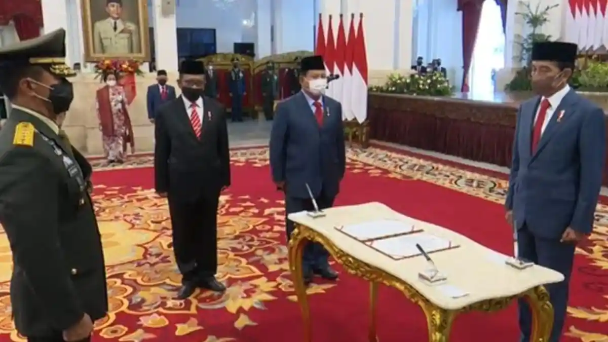 Jenderal Andika Perkasa Resmi Menjabat Panglima TNI ke-21