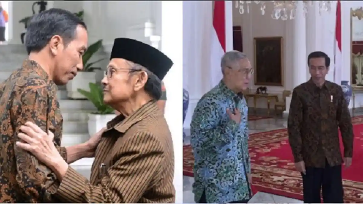 Bertemu BJ Habibie dan Try Sutrisno, Ini yang Dibicarakan Presiden Jokowi