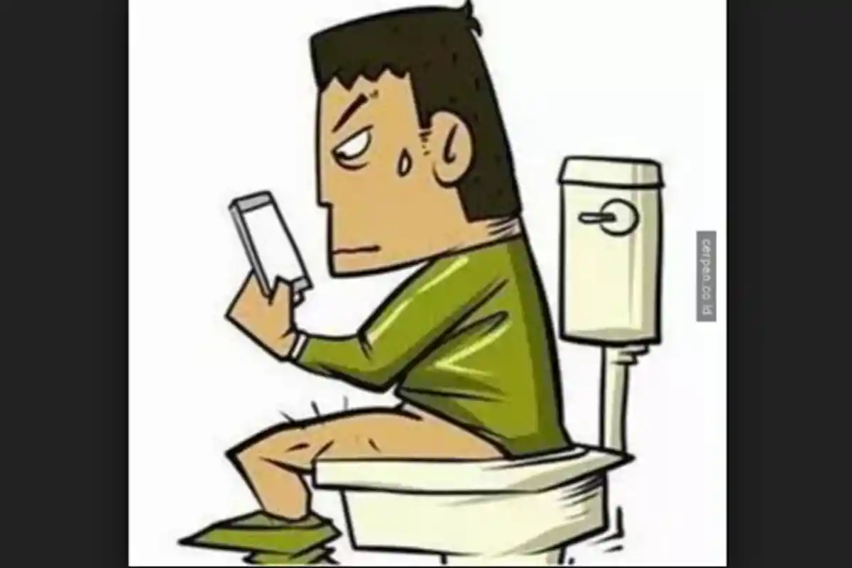 Hilangkanlah Kebiasaan Main HP dalam WC, Ini Sebabnya