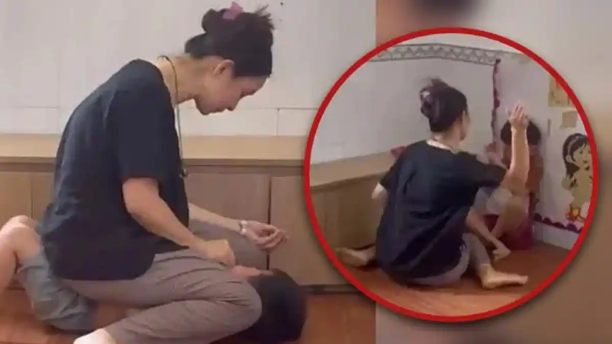 VIRAL Guru TK Pukul dan Tindih Muridnya hingga Ketakutan, Dipaksa Makan Jeruk di Pojok Dinding