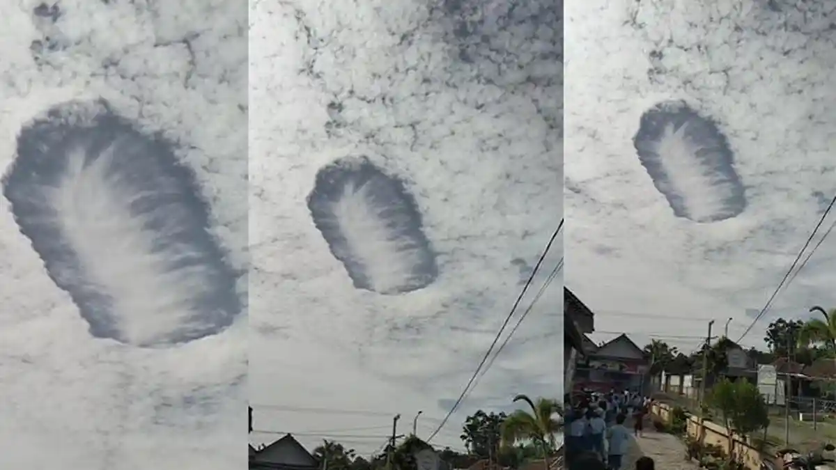 Penyebab Fenomena Awan Berlubang di Langit Jember Bikin Geger Warga, Ternyata Bisa Membahayakan