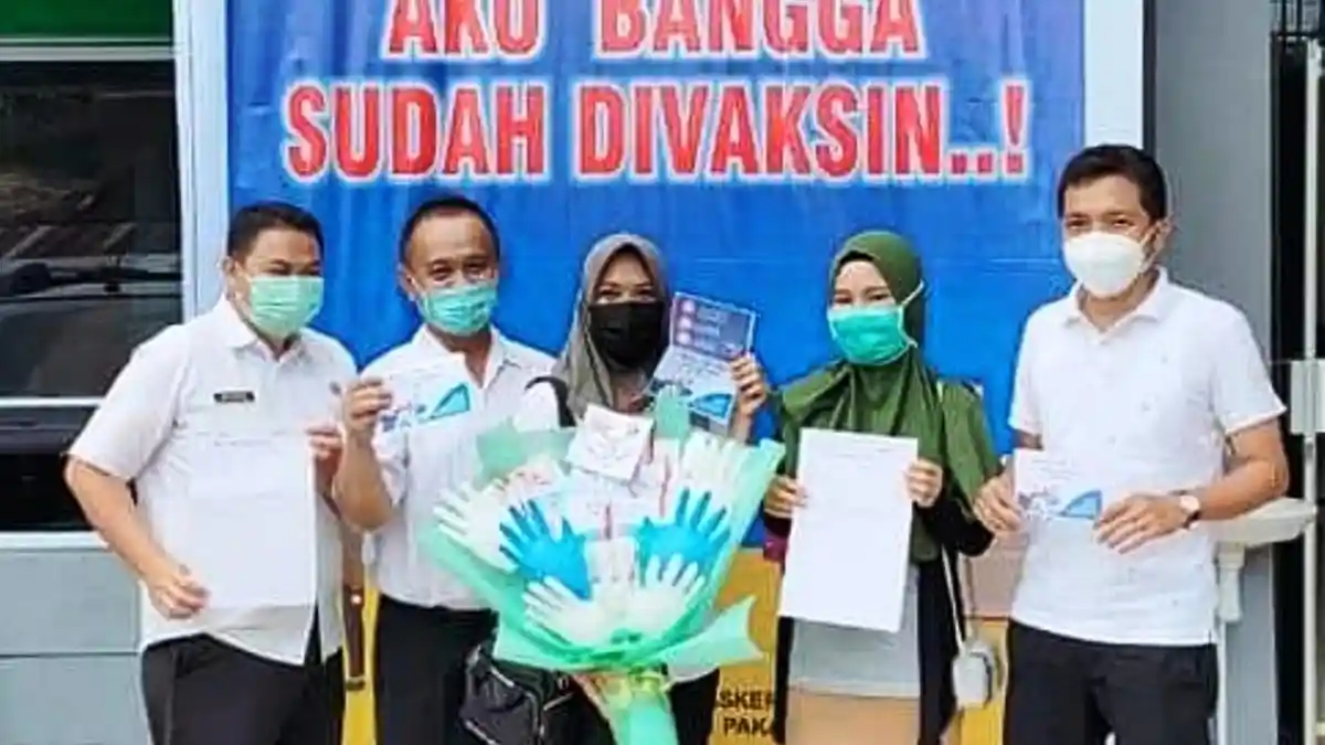 Vaksinasi Corona di Lingga Sudah 92 Persen, Targetkan 960 Warga Dapat Vaksin