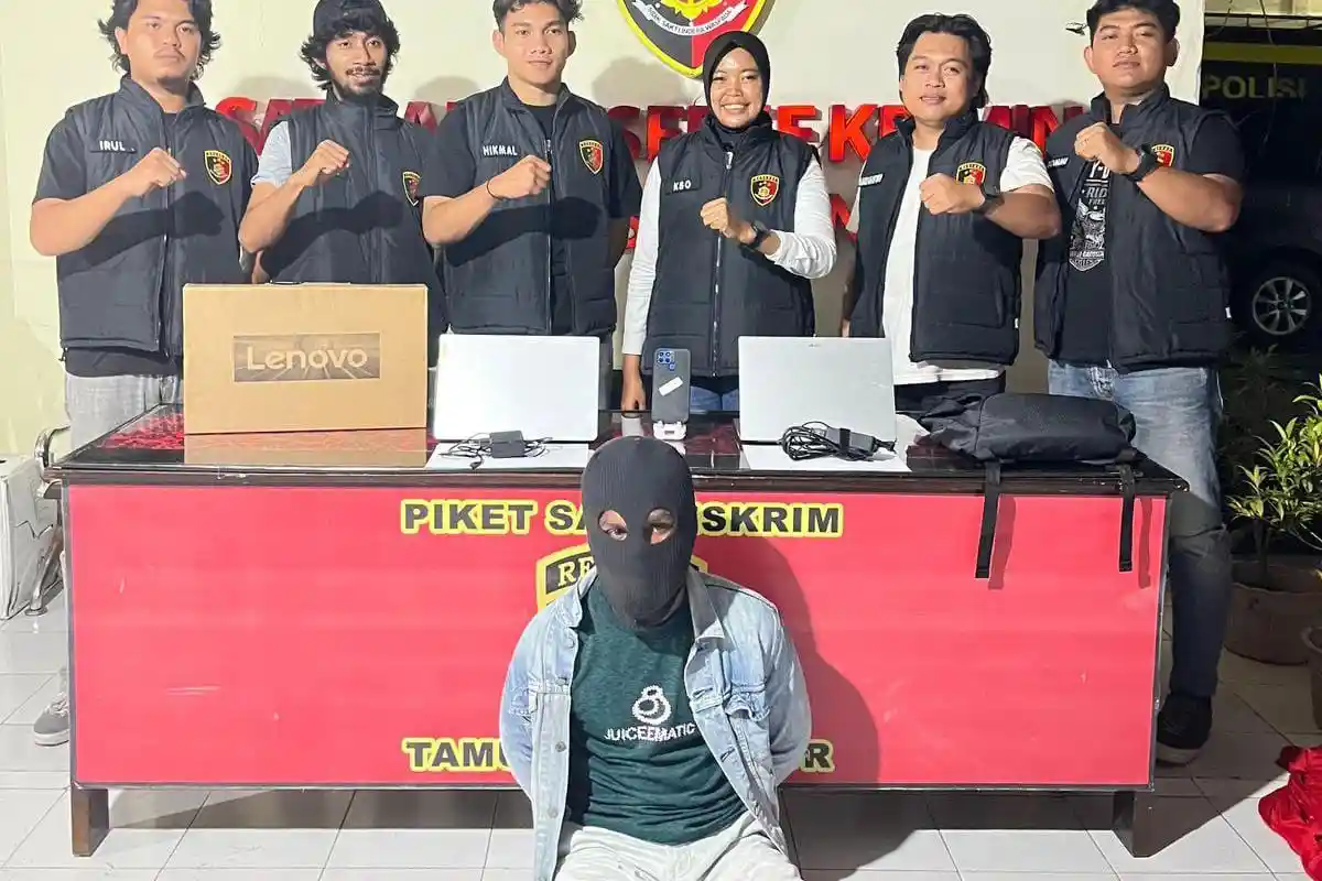 Identitas Pria Curi Laptop dan Handphone di Ternate: Gasak Kosan di Kelurahan Sasa