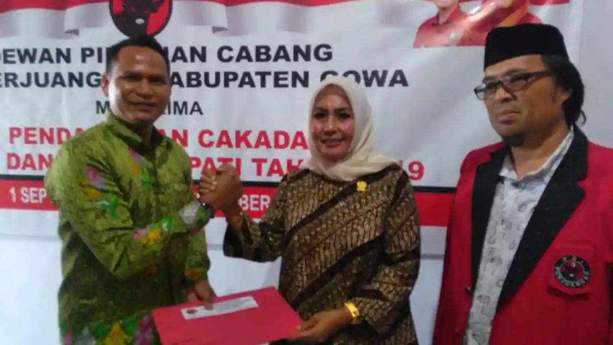 Ini Dua Pendaftar Balon Bupati yang Kembalikan Formulir ke PDIP Gowa
