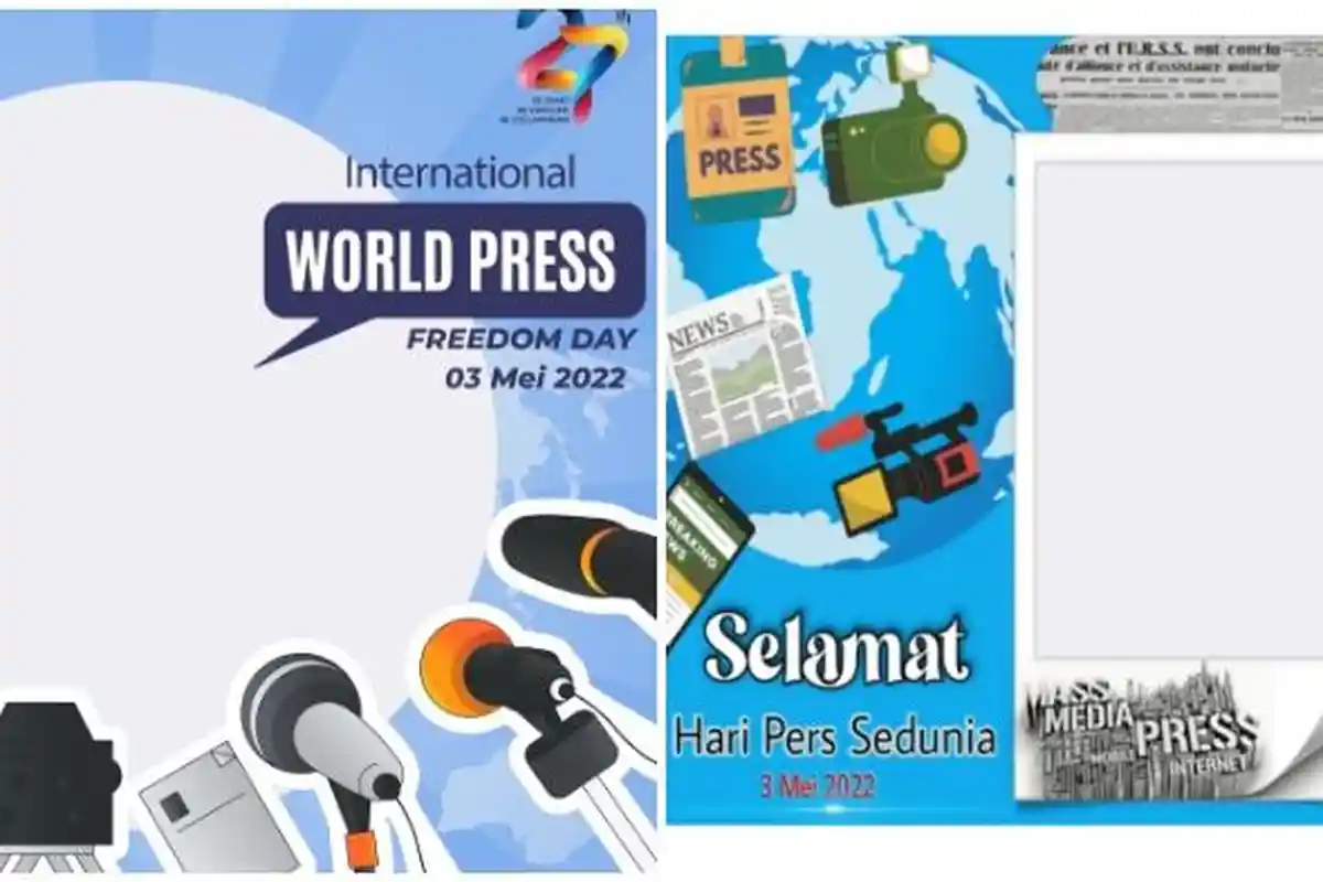 20 Rekomendasi Link Twibbon Hari Kebebasan Pers Sedunia 2023, Lengkap dengan  Cara Penggunaan