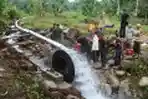 Danrem 032 Wirabraja Membuat Pembangkit Listrik Tenaga Air