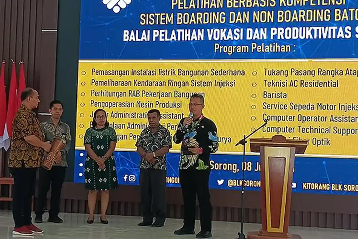 Jadi Mitra Strategis Pemerintah, BPVP Sorong Siapkan Pencari Kerja OAP Berkualitas