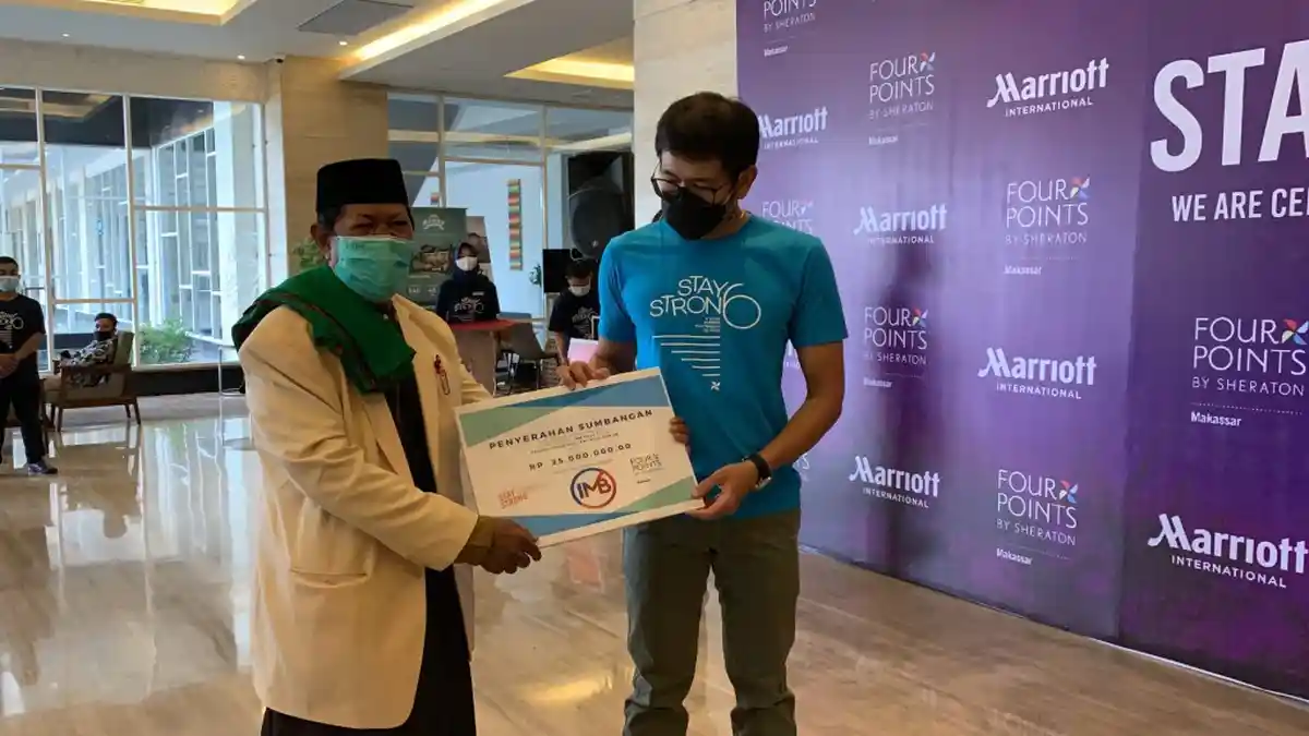 Anniversary ke-6, Four Points Makassar Sumbang Rp 25 Juta ke Pesantren Tahfidzul Quran