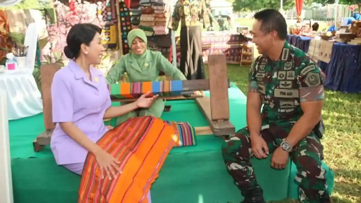 Jenderal Andika Perkasa Kunjungi Markas Korem 162/WB, Terima Paparan Latsitarda hingga Tinjau UMKM