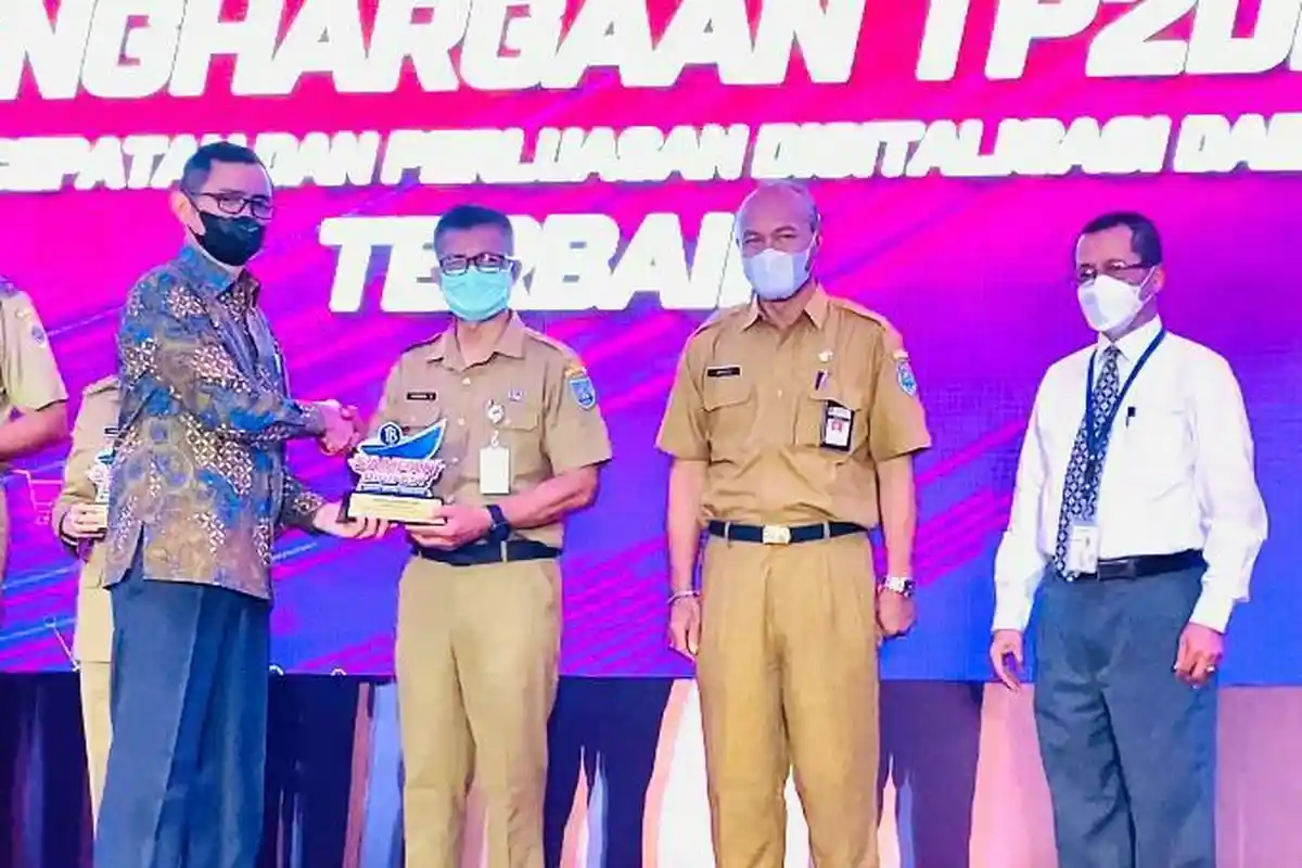 Pemkab Tegal Raih Penghargaan TP2DD Terinovatif Tahun 2022, Hendadi: Berkat Kerjasama yang Baik