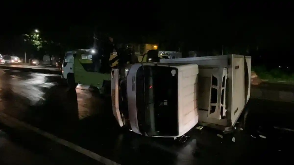Kesaksian Sopir Truk Terguling di Banyumanik Semarang, Bermula saat Hujan Lebat