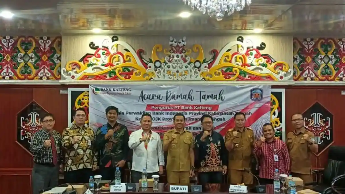 Bupati Murung Raya Ramah Tamah dengan Kepala OJK Kalteng