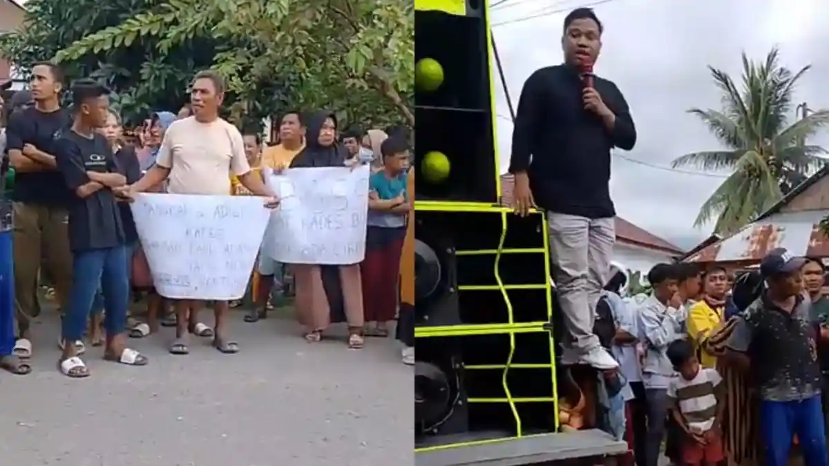 BREAKING NEWS: Massa Demonstrasi di Kantor Desa Buhu Gorontalo, Singgung Kades Pukuli Warga 