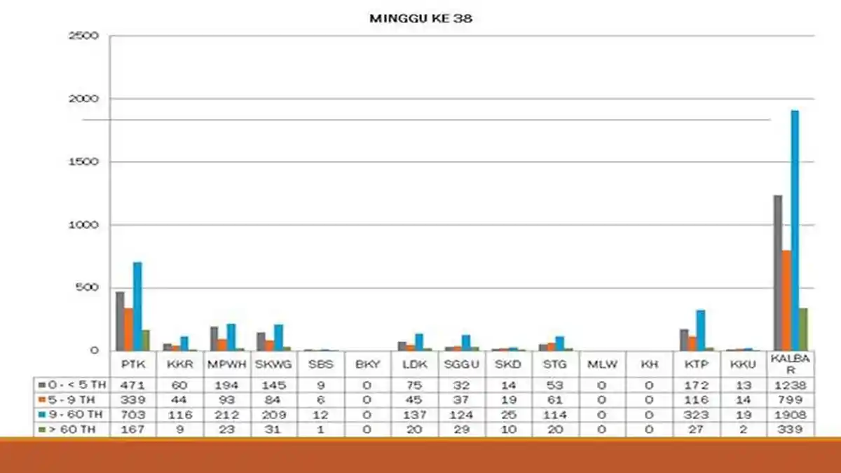 Total Kasus ISPA Karena Asap pada Minggu ke-38 di Kalbar Capai 4.429 Kasus